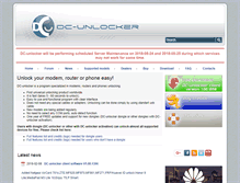 Tablet Screenshot of dc-unlocker.com